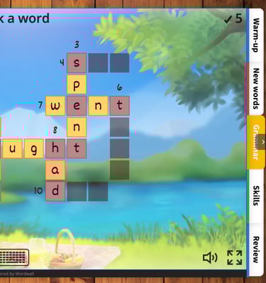 a picture of a picture of a word game