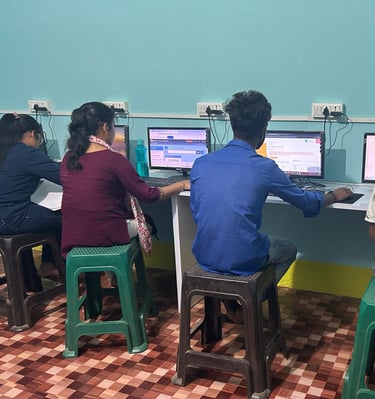 Smart Village Computer Hub Student Learning Computer.