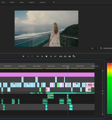 Editing a travel vlog in Premiere Pro