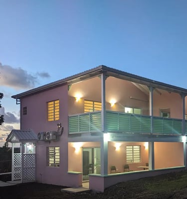 building exterior at dusk