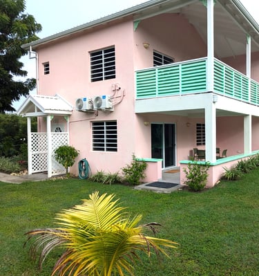garden and rear entrance