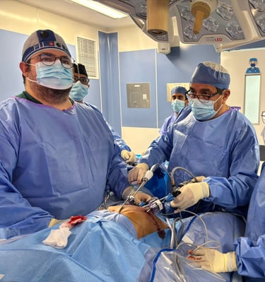 a group of doctors and nurses in scrubs
