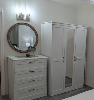 bedroom wardrobe and drawers