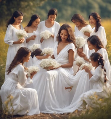 multicolored hand paint