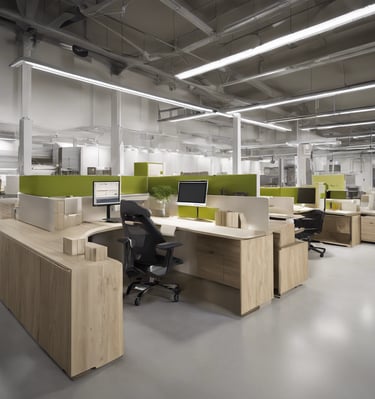modular workstation for offices and commercial spaces