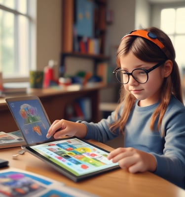 A colorful paintbrush set with a glowing 3D butterfly emerging above it.