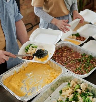 Récupération alimentaire pour soutenir les plus démunis ensemble.