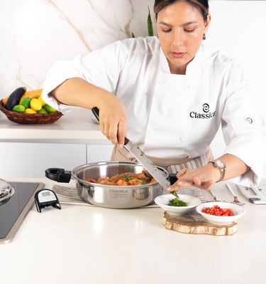 trabjando como modelo de ollas classica