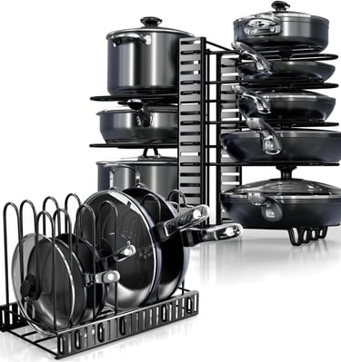 Customizable Rack for Pots and Pans