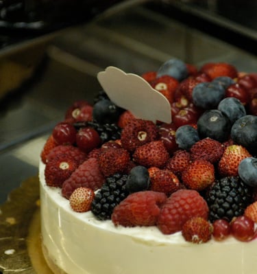 Cheesecake fragoline e frutti di bosco