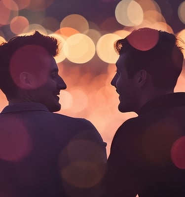 Zwei homosexuelle 