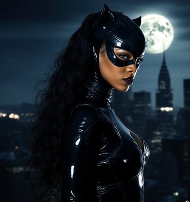 rihanna as serena kyle aka catwoman