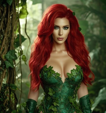 kim kardashian as poison ivy