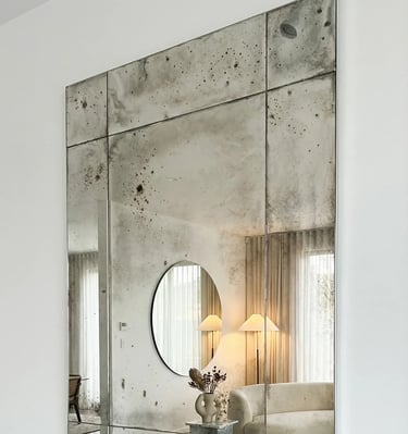 lustra postarzane, lustra antyczne na wymiar