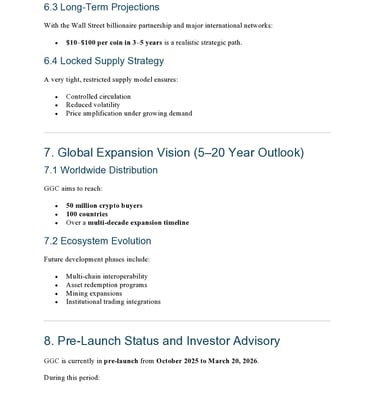 Global Gold Coin Whitepages Forecast and global projections launch status