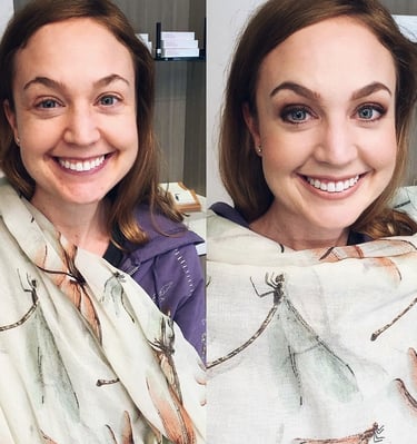 Makeup transformation South Bay esthetician services