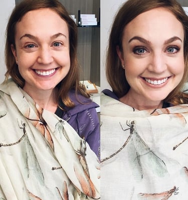 Makeup transformation South Bay esthetician services
