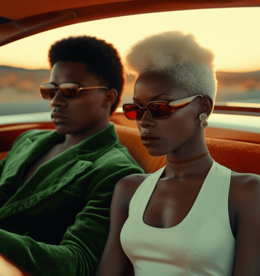 a powerful black couple