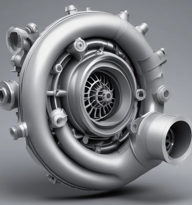 Aerial shot of a sustainable energy plant nestled in a green landscape.