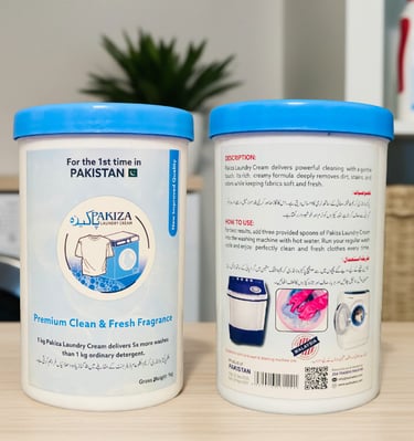 Both Side of Pakiza Laundry Cream