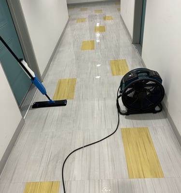 Cleaned Hallway floors Orange County