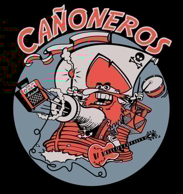 Cañoneros es una banda de versiones del mejor pop rock español de las últimas décadas