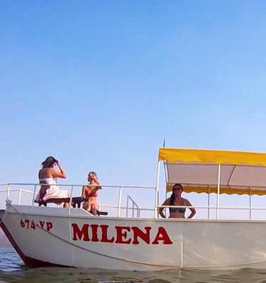 Boat cruise skadar lake