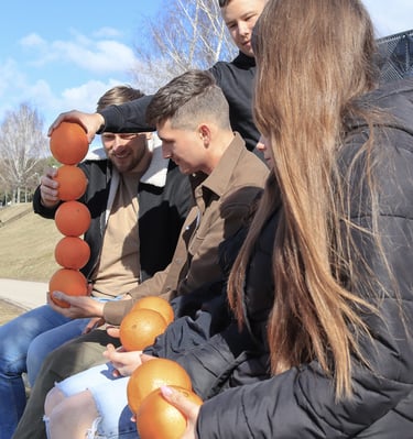 zmones stato boksta is apelsinu