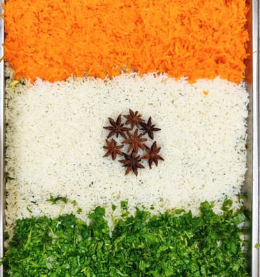 Indian Flag by Heartfelt Catering Service