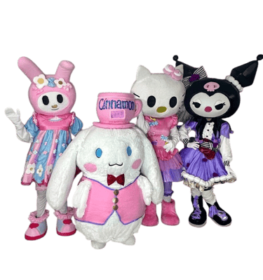 fabricacion de botargas para espectaculos infantiles de kuromi