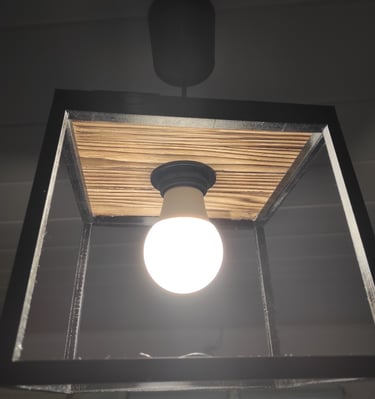 Lustre une fois en place