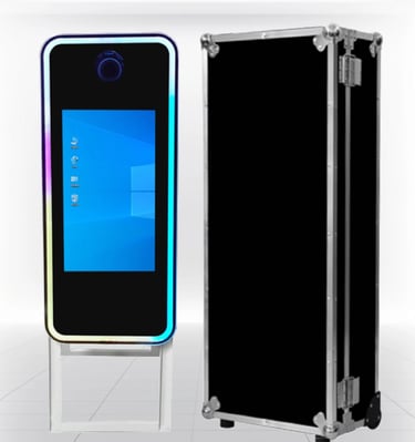 70” Magic Mirror Photobooth with 43” Panel