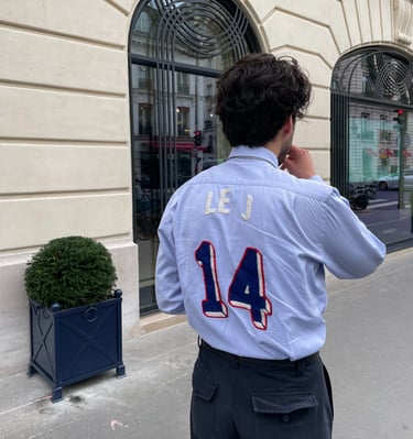 football shirt maillot broderie embroidery chemise