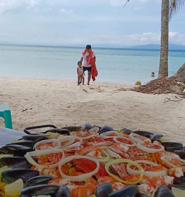 Paella al lambug beach / swim - eat - party - enjoy