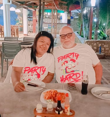 party hard, Austrian - Filipino couple
