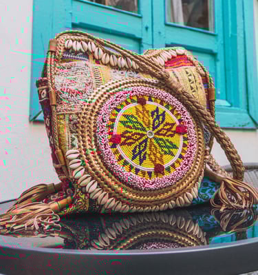 Bolso estilo boho Ibiza Ghaliaria Moda tienda en Dénia