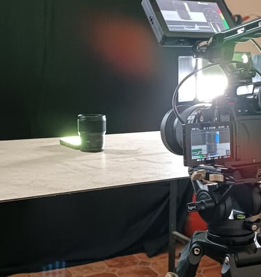 shoot produit de l'objectif Lumix 85mm f1.8