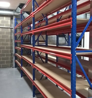 Stockroom with Longspan Shelving