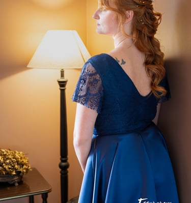 Robe de soirée Blue Moon