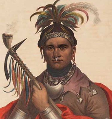 Cornplanter was a Seneca chief who fought for the British and the Americans
