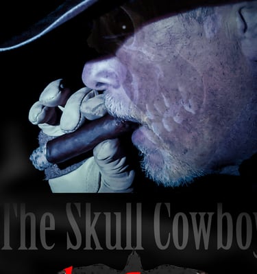 A poster for the Skull Cowboy in a fan made film