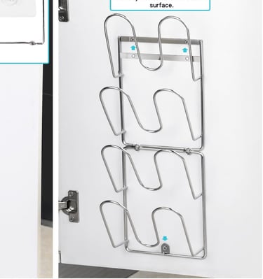 Over-door Pot Lid Organizer