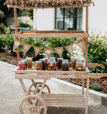 décoration de mariage élégant et simple par une wedding planner B free Events