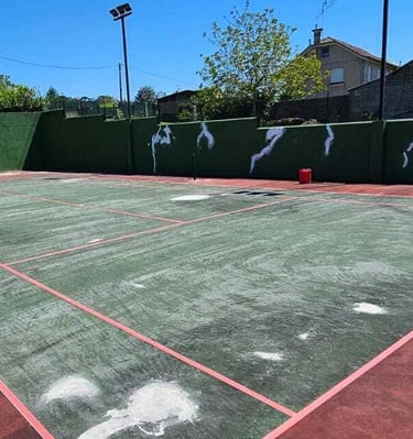 pintor de pistas de padel