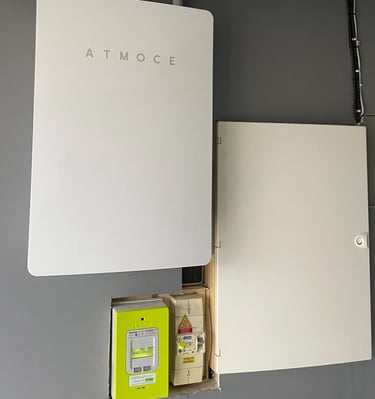 Installation de panneaux photovoltaïques réalisée par la société ALSUN ENERGY