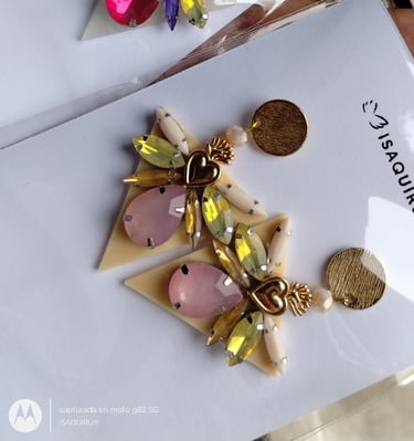 Aros Milagritos Rosa