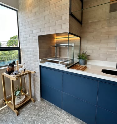 Projeto de área gourmet em São Paulo
