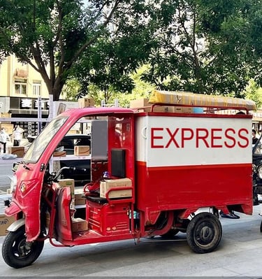 express delivery electric trike