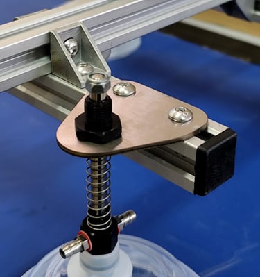 estrutura de alumínio da mascara para robô