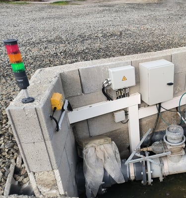 Aménagement électrique d'un poste de pompage en unité de méthanisation